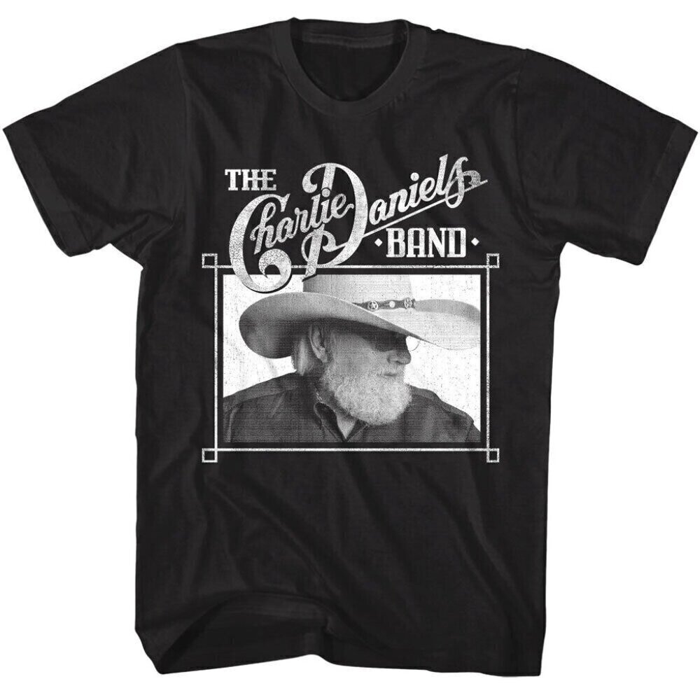 Charlie Daniels Band Cowboy Profile Retro Southern Rock Music Fan Gift T-Shirt